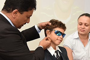 9 Year old boy from Seychelles gets a new external ear
