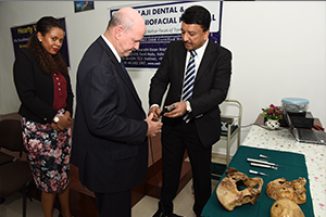 Hon’ble Alain St. Ange, Minister of Tourism & Culture, Republic of Seychelles, inaugurated the newly commissioned Craniotome at Balaji Dental and Craniofacial Hospital